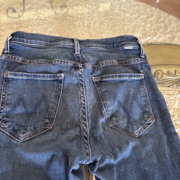 Mother Jeans Women's Size 26 The Insider Crop Step Fray Girl Crush Raw Hem - Picture 5 of 13